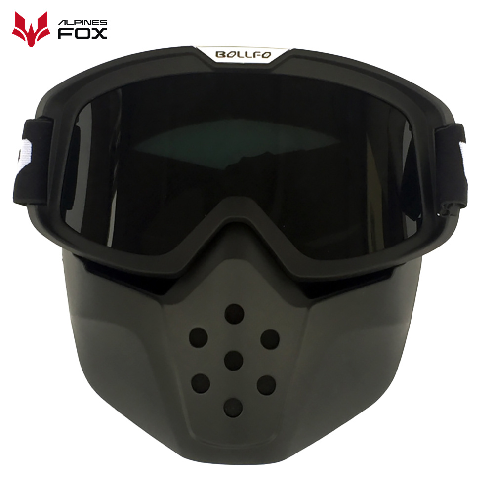 Motorcycle Gear Alpine - Vintage Motorcycle Helmet Goggles Motocross Helmet