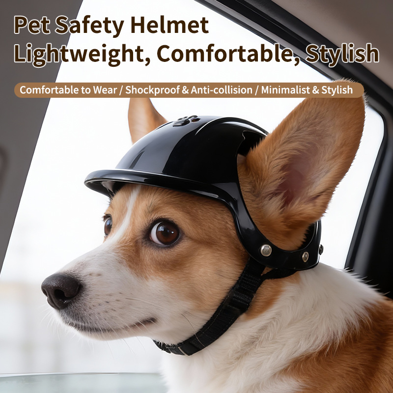 Motorcycle Gear Dogs - Mini Motorcycle Pet Helmet Decorative Riding