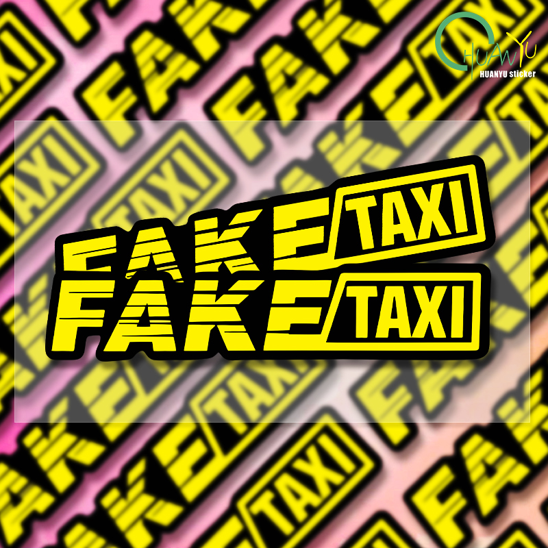 Motorcycle Gear Yellow - Yellow Fake Taxi Logo Pvc Waterproof