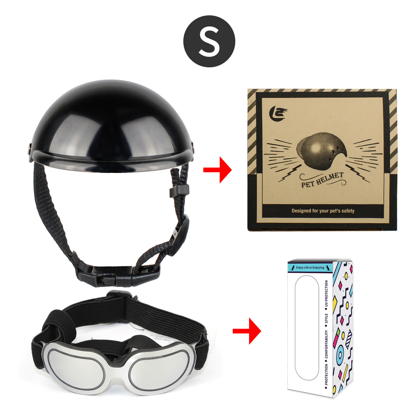 Pet Accessories Including Helm - огляд і ціна Motorcycle Gear Dogs