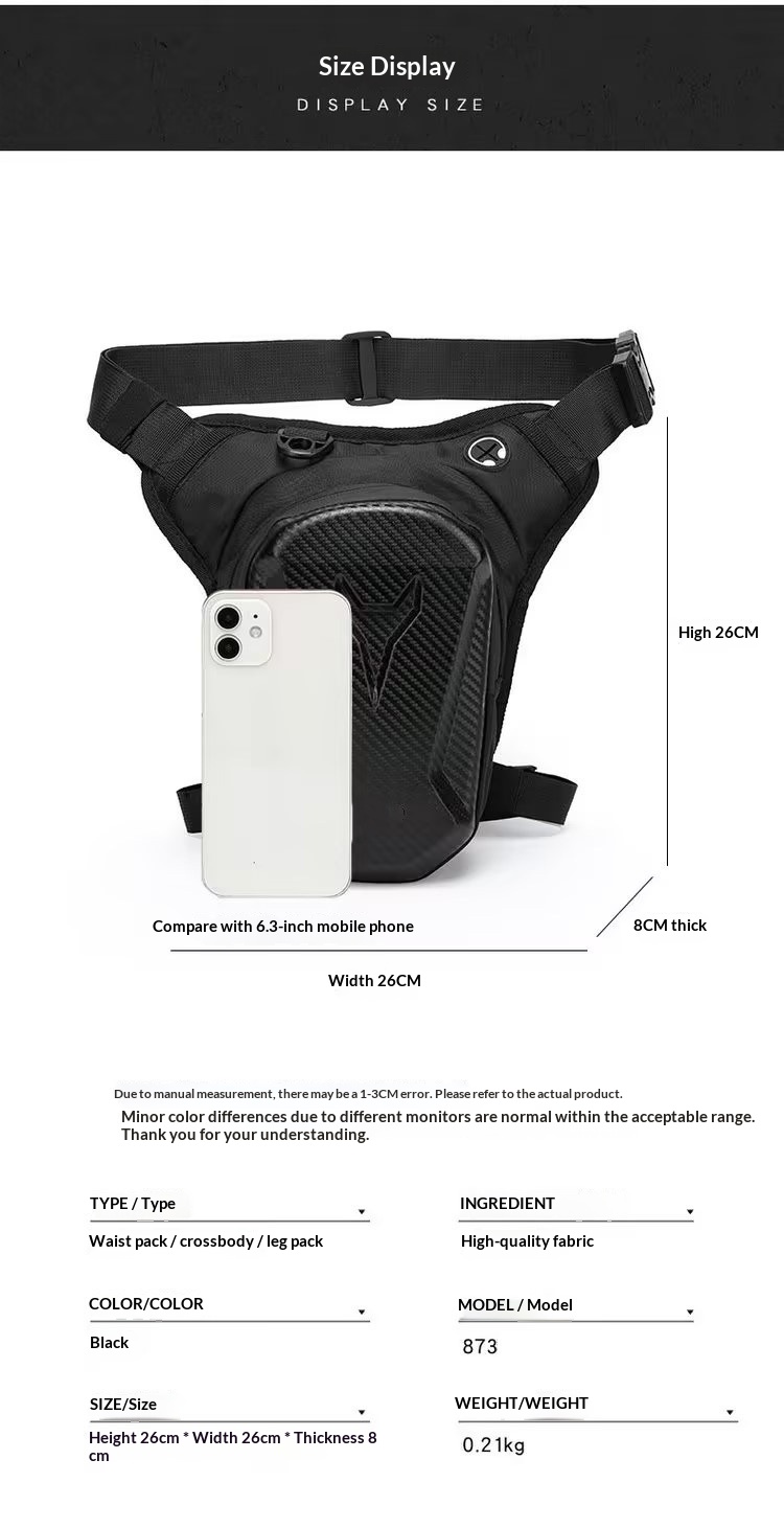 Motorcycle Leg Tank Bag Waterp - огляд і ціна Motorcycle Gear Wardrobe