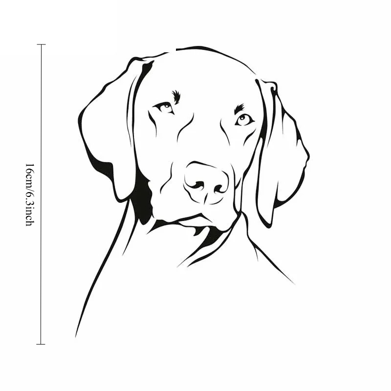 Weimaraner Dog Outline Waterpr - огляд і ціна Motorcycle Gear Dogs