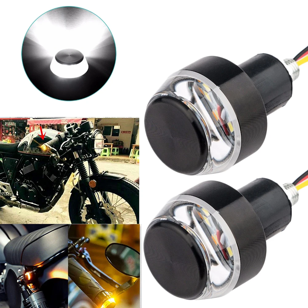 2pcs Handle Grip Bar Blinker S - огляд і ціна Motorcycle Gear Yellow