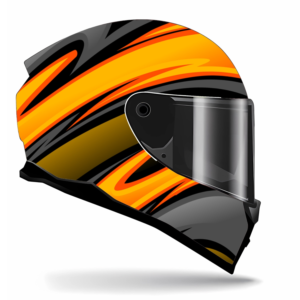 Abstract Yellow Curve Full Hel - огляд і ціна Motorcycle Gear Yellow