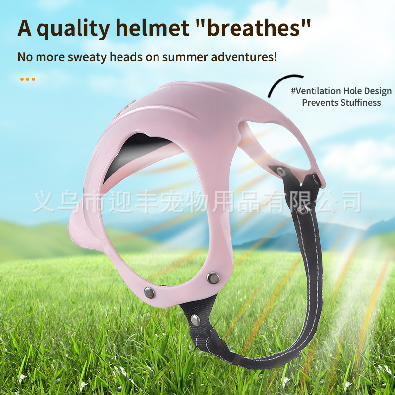 Pink Motorcycle Pet Helmet wit - огляд і ціна Motorcycle Gear Dogs