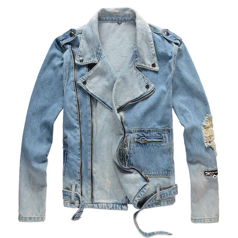 Sokotoo Men's Holes Ripped Blu - огляд і ціна Motorcycle Gear Jeans