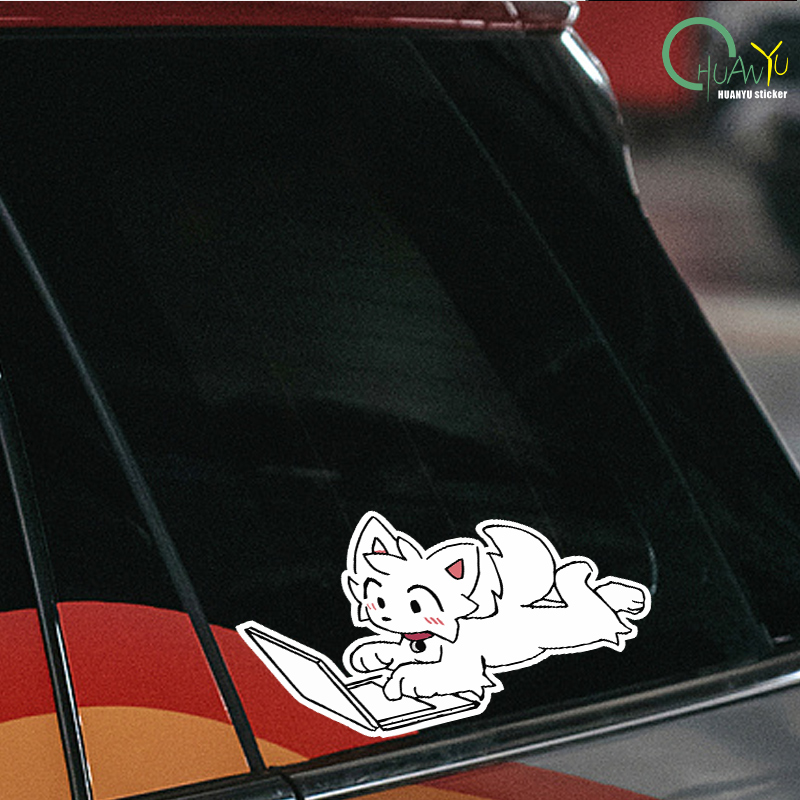 Cartoon anime dog reflective c - огляд і ціна Motorcycle Gear Dogs