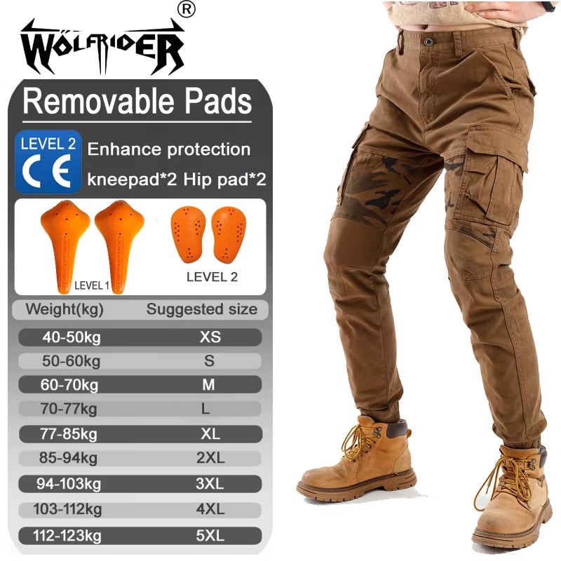 Motorcycle Work Pants Anti Sli - огляд і ціна Motorcycle Gear Yellow