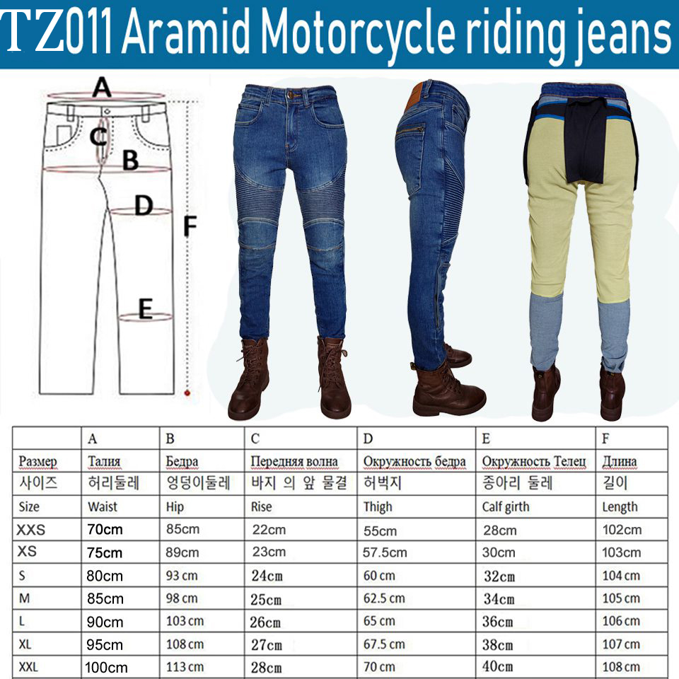 Women's motorcycle jeans Kevla - огляд і ціна Motorcycle Gear Jeans