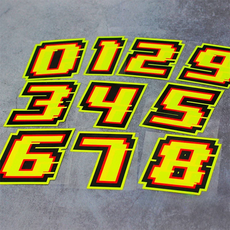 0123456789 Yellow Numbers Moto - огляд і ціна Motorcycle Gear Yellow