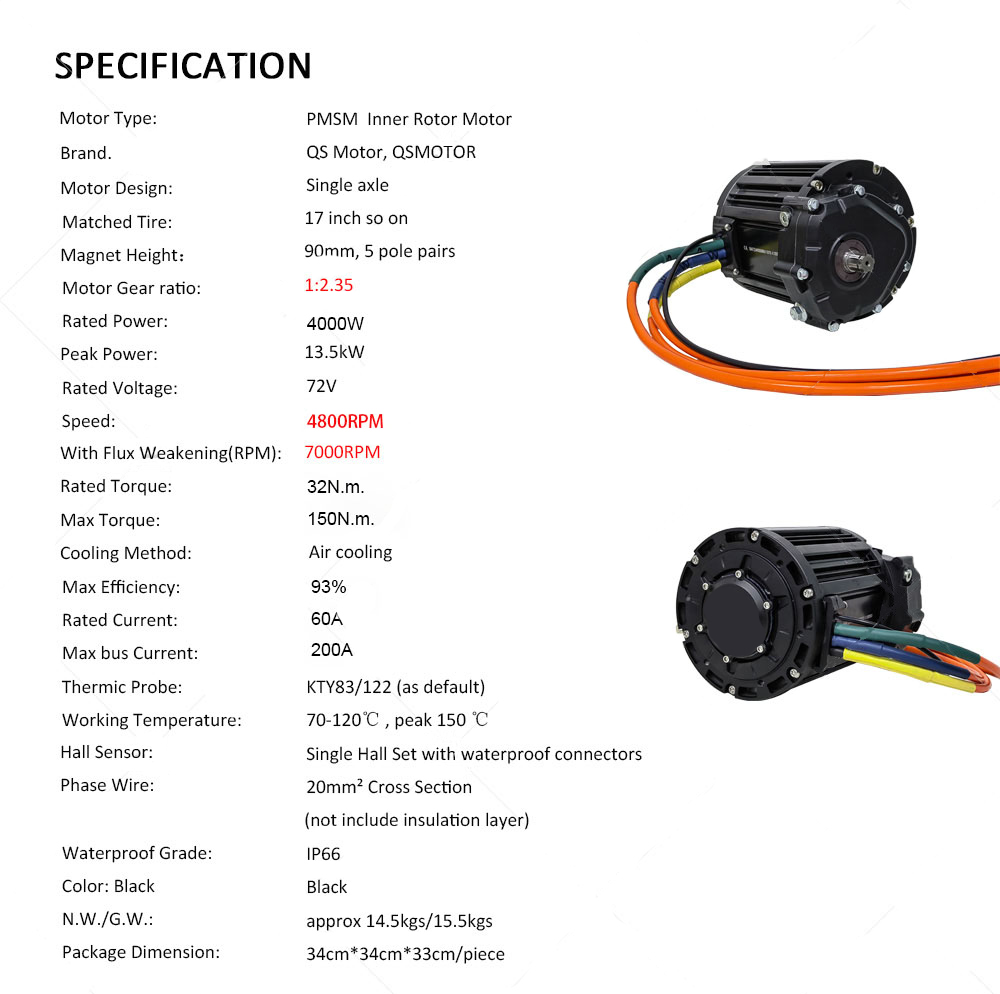 QS 90H 138 4000W V3 Mid Drive  - огляд і ціна Motorcycle Gear Tidy