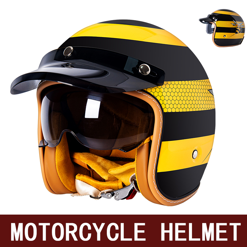 New Retro Cruise Motorcycle He - огляд і ціна Motorcycle Gear Yellow